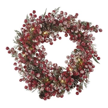 Coroniță LED de Crăciun 20xLED/3xAA alb cald