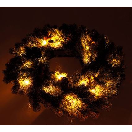 Coroniță LED de Crăciun LED/2xAA d. 40 cm