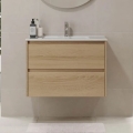 Corp de baie cu lavoar MOLDE 80x55x46 cm, stejar