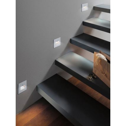 Corp de iluminat cu senzor pentru scări Paulmann 93133 LED/1,2W EDGE 230V alb