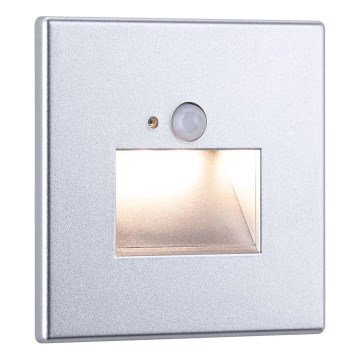 Corp de iluminat cu senzor pentru scări Paulmann 93134 LED/1,2W EDGE 230V crom