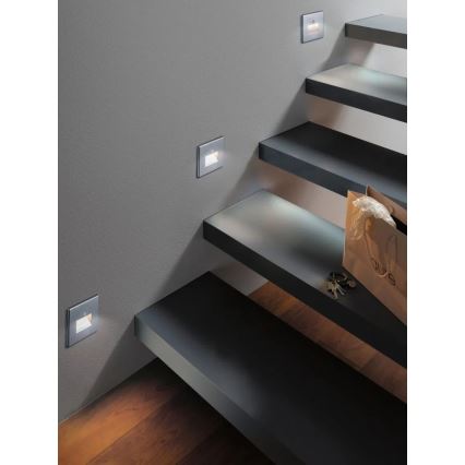 Corp de iluminat cu senzor pentru scări Paulmann 93134 LED/1,2W EDGE 230V crom