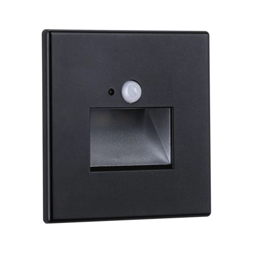 Corp de iluminat cu senzor pentru scări Paulmann 93135 LED/1,2W EDGE 230V negru
