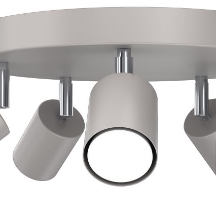 Corp de iluminat cu spoturi FUN 5xGU10/8W/230V gri