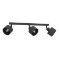 Corp de iluminat cu spoturi PARKLA 3xE27/15W/230V negru
