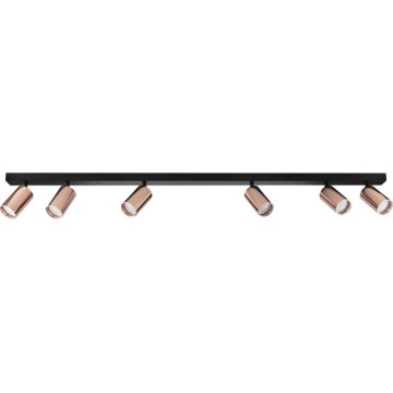Corp de iluminat cu spoturi PUNTO 6xGU10/9W/230V aur roz