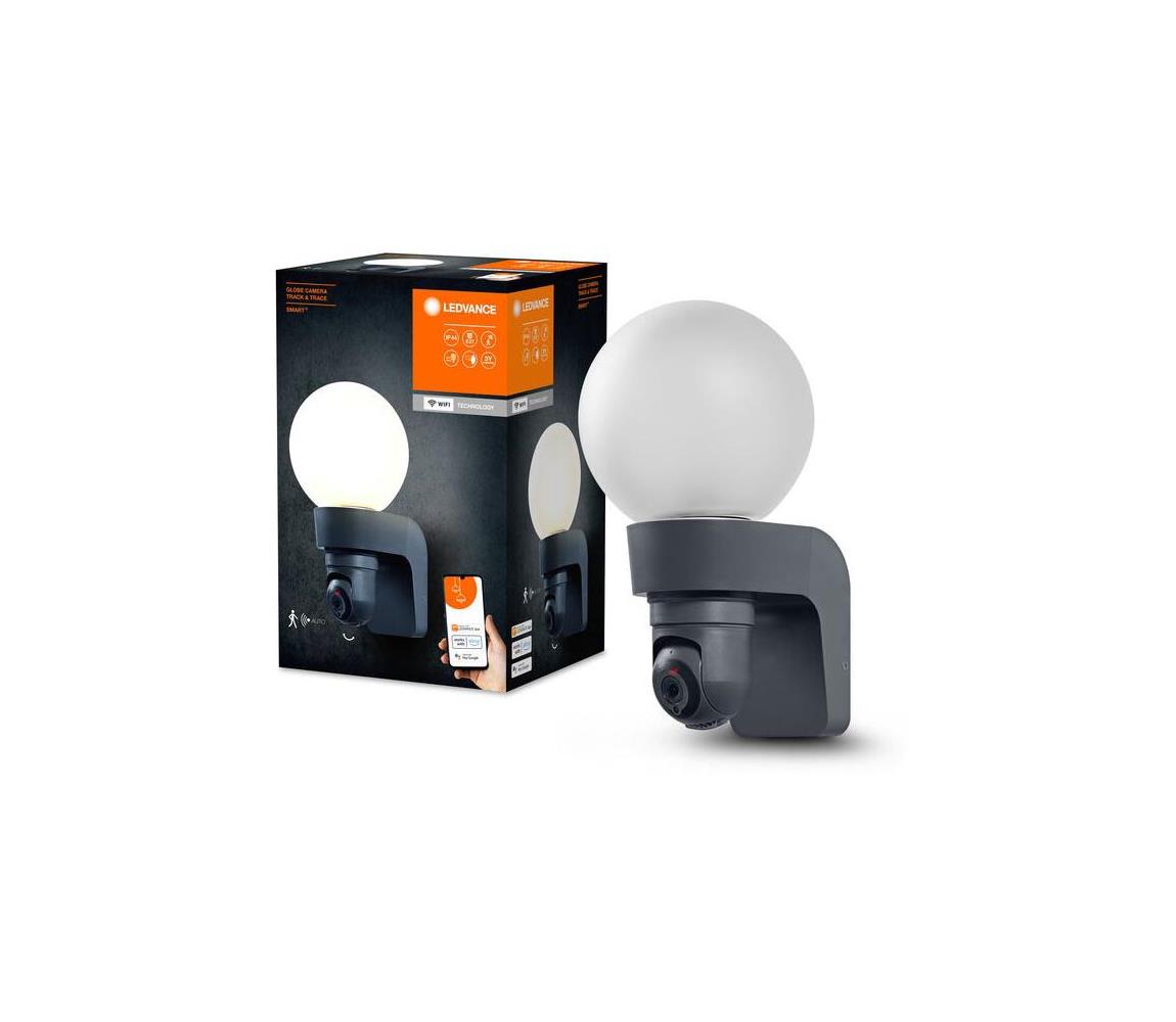 Corp de iluminat de exterior cu senzor și cameră 1xE27/15W/230V IP44 Wi-Fi Ledvance