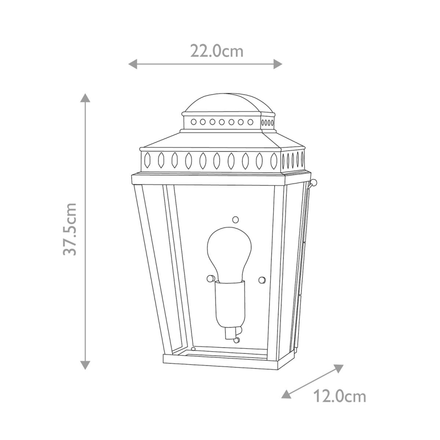 Corp de iluminat de exterior MANSION Elstead HOUSE 1xE27/60W/230V IP44