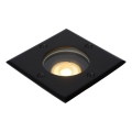 Corp de iluminat de exterior pentru căi de acces BILTIN 1xGU10/35W/230V IP67 negru Lucide 11800/01/30