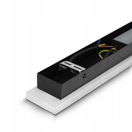 Corp de iluminat de perete pentru exterior LED/18W/230V 60 cm IP65 negru