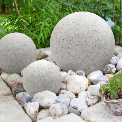 Corp de iluminat decorativ de exterior GARDEN BALL 1xE27/40W/230V IP65 d. 25 cm