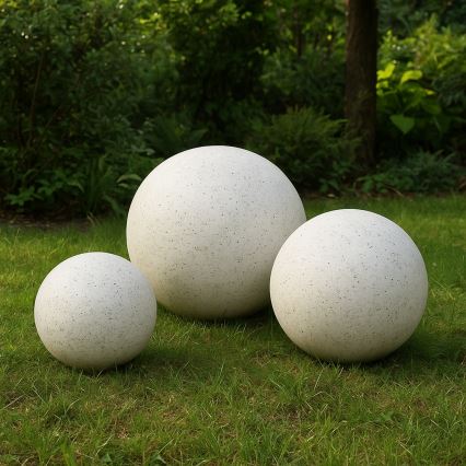 Corp de iluminat decorativ de exterior LUMISTONE 1xE27/15W/230V IP65 Ø25 cm