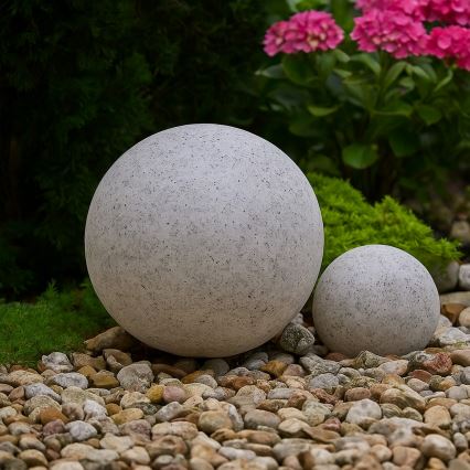 Corp de iluminat decorativ de exterior LUMISTONE 1xE27/15W/230V IP65 Ø25 cm