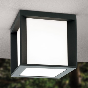 Corp de iluminat exterior HENRY 1xE27/15W/230V 16x16 cm IP44 antracit