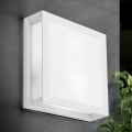 Corp de iluminat exterior HENRY, 2xE27/15W/230V, 26x26 cm, IP44, alb