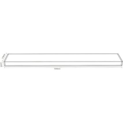 Corp de iluminat fluorescent 2xG13/18W/230V 124 cm