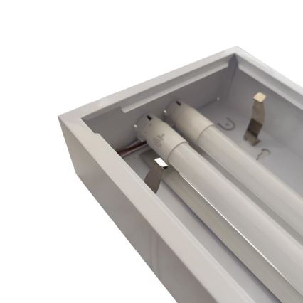 Corp de iluminat fluorescent T8 2xG13/18W/230V alb 120 cm