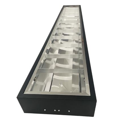 Corp de iluminat fluorescent T8 2xG13/18W/230V negru 120 cm