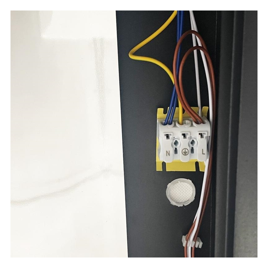 Corp de iluminat fluorescent T8 2xG13/18W/230V negru 120 cm