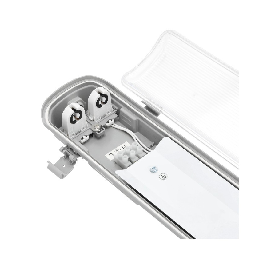 Corp de iluminat fluorescent industrial HERMIC T8 2xG13/18W/230V IP65