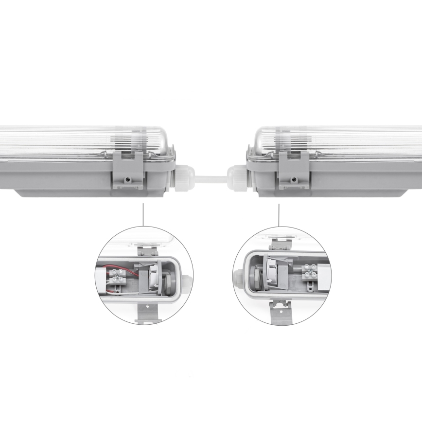 Corp de iluminat fluorescent industrial LIMEA T8 1xG13/20W/230V IP65 120cm