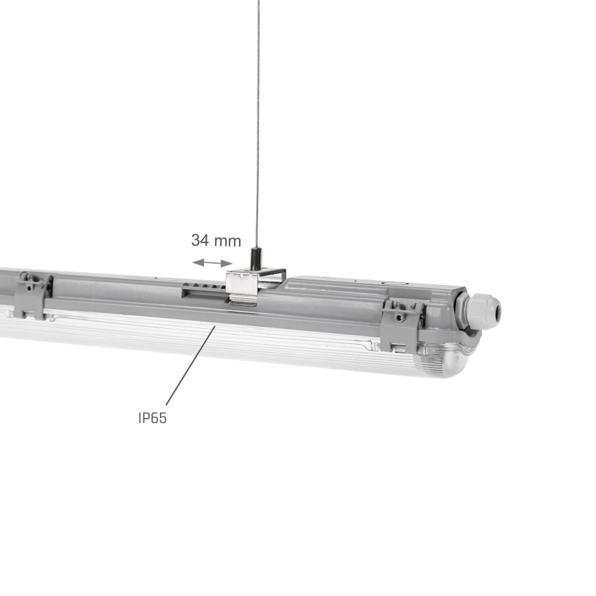 Corp de iluminat fluorescent industrial LIMEA T8 1xG13/20W/230V IP65 120cm