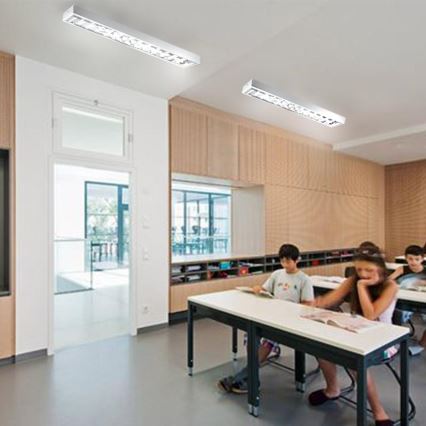 Corp de iluminat fluorescent T8 2xG13/18W/230V 120 cm alb