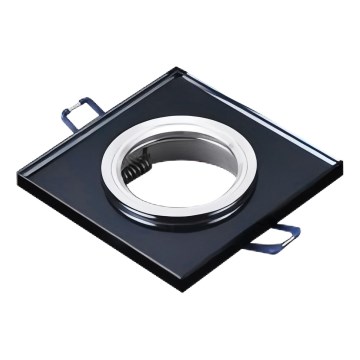 Corp de iluminat încastrat 1xGU10/MR16/10W/230V 9x9 cm negru