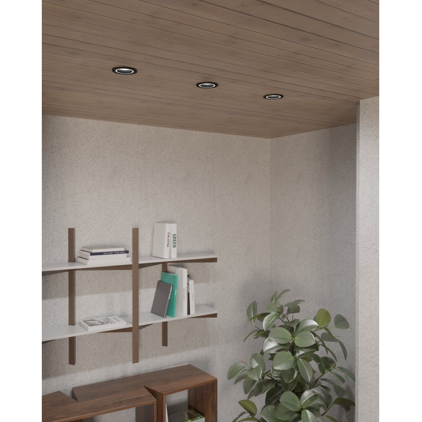 Corp de iluminat încastrat 1xGU10/35W/230V antracit Eglo