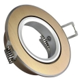 Corp de iluminat încastrat EAST OPAL 1xGU10/8W/230V d. 8,5 cm auriu