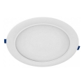 Corp de iluminat încastrat LED SIGARO LED/18W/230V 3000/4000/6500K Ø 22 cm alb