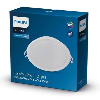 Corp de iluminat încastrat Philips MESON LED/12,5W/230V 6500K