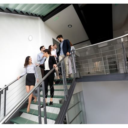 Corp de iluminat LED aplicat/încastrat cu senzor de mișcare 2 în 1 ERGA LED/17W/230V 3000/4000/6500K alb