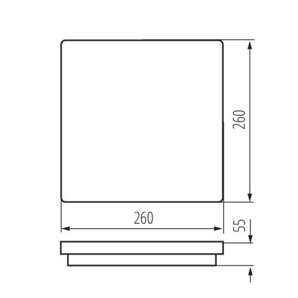 Corp de iluminat LED de exterior BENO LED/24W/230V 4000K alb IP54