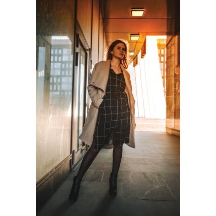 Corp de iluminat LED de exterior cu senzor BENO LED/18W/230V 4000K IP54 antracit