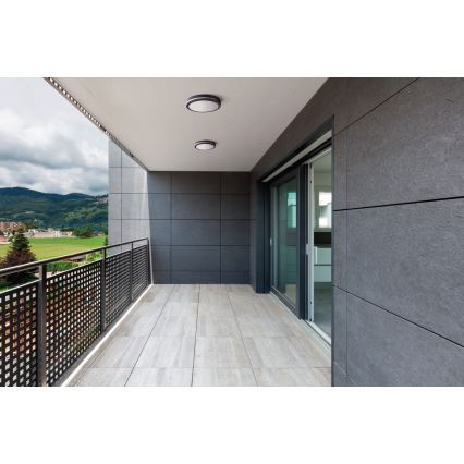 Corp de iluminat LED de exterior cu senzor BENO LED/24W/230V 4000K IP54 antracit