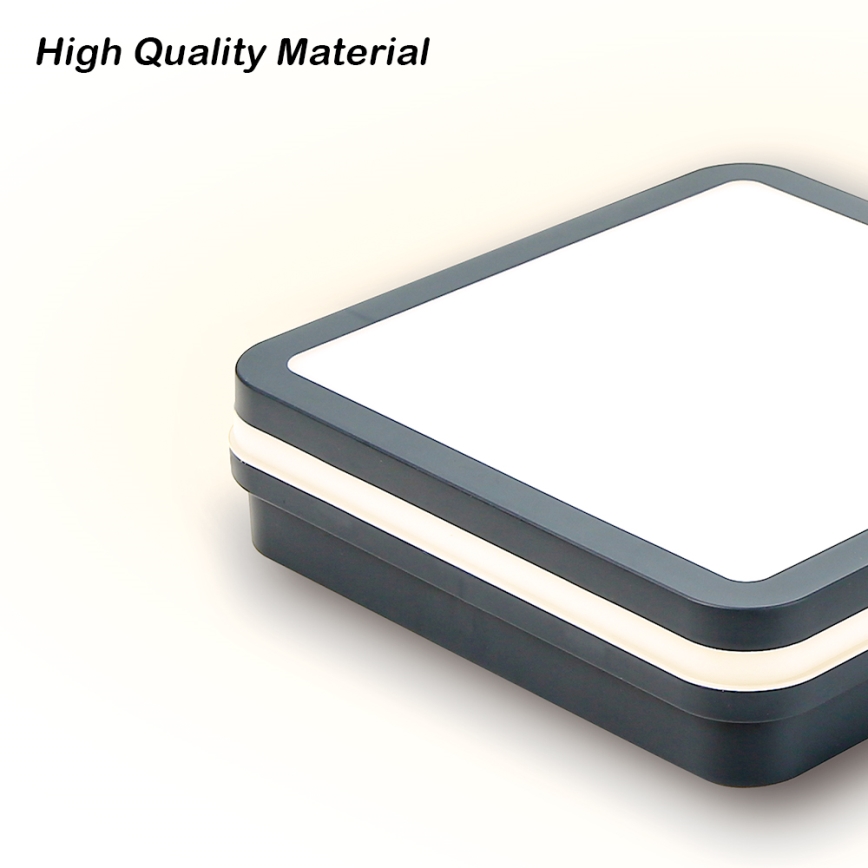 Corp de iluminat LED de exterior cu senzor Brilagi BENE LED/18W/230V 22x22 cm IP54