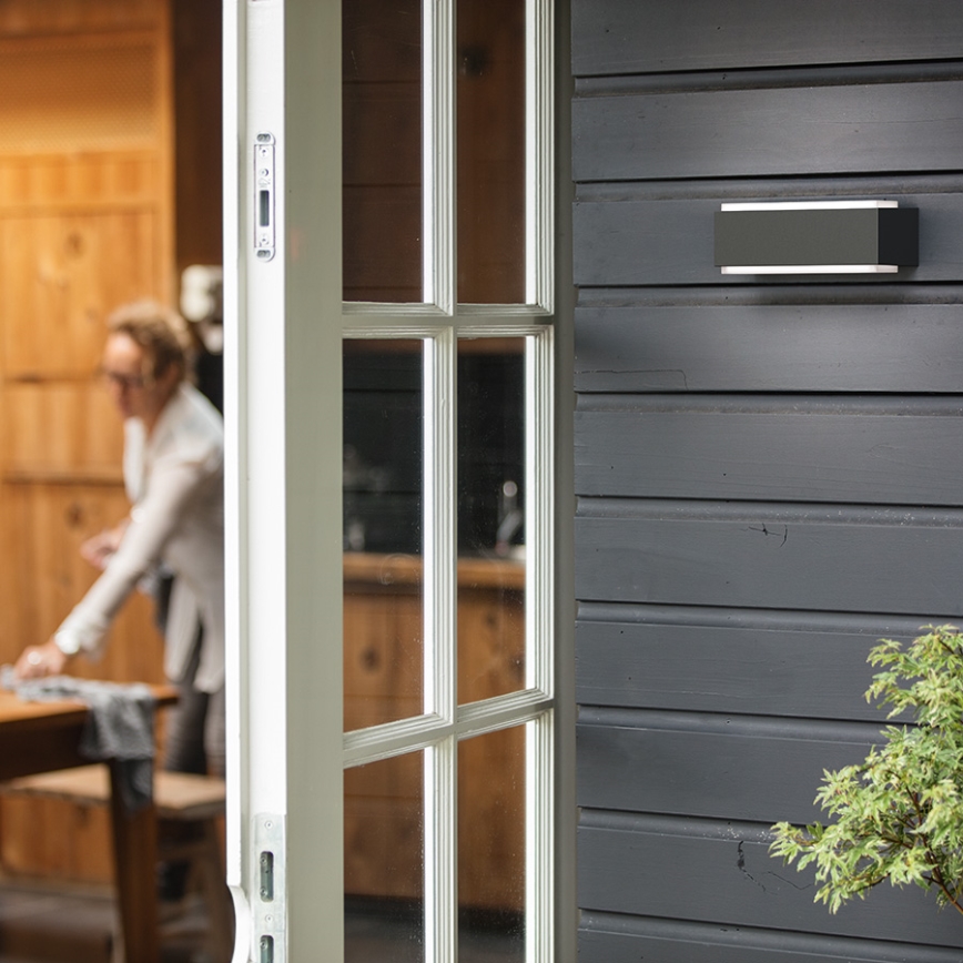 Philips 16487/93/P3 - Corp de iluminat perete exterior MYGARDEN STRATOSPHERE 2xLED/4,5W