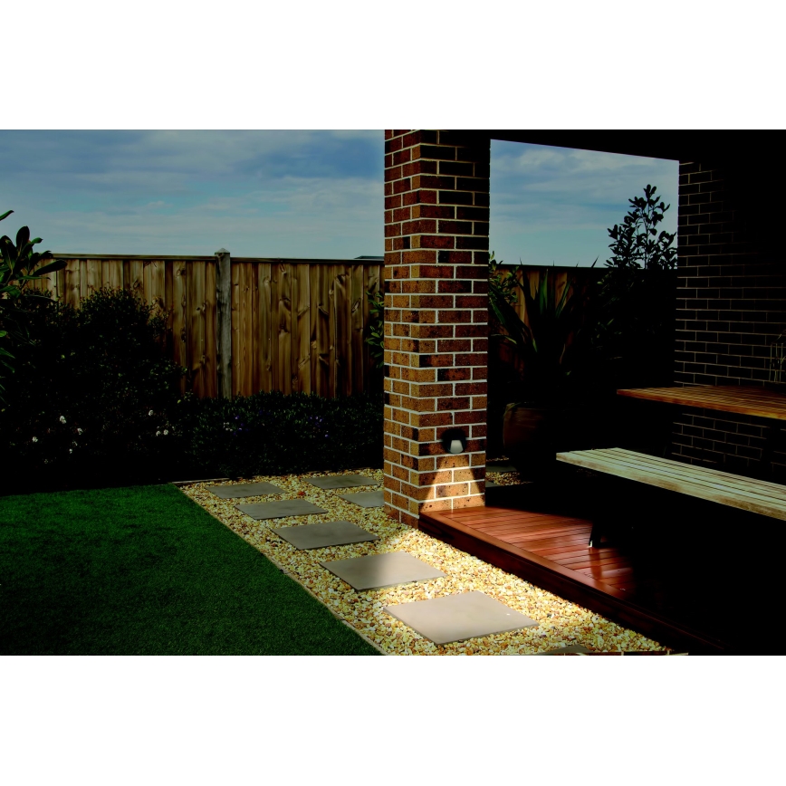 Corp de iluminat LED de exterior pentru scări LED/3W/230V IP54 antracit Zambelis E183