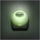 Corp de iluminat LED de orientare pentru priză cu senzor LED/1W/230V verde