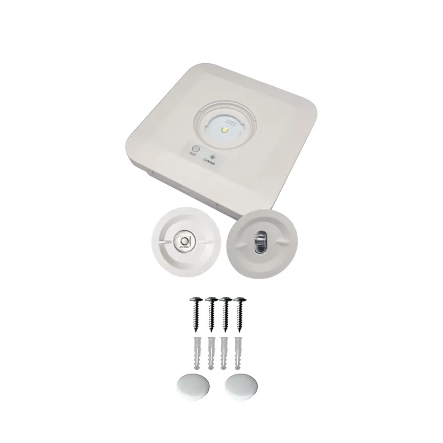 Corp de iluminat LED de urgență LED/2W/230V 6000K IP65 3200 mAh