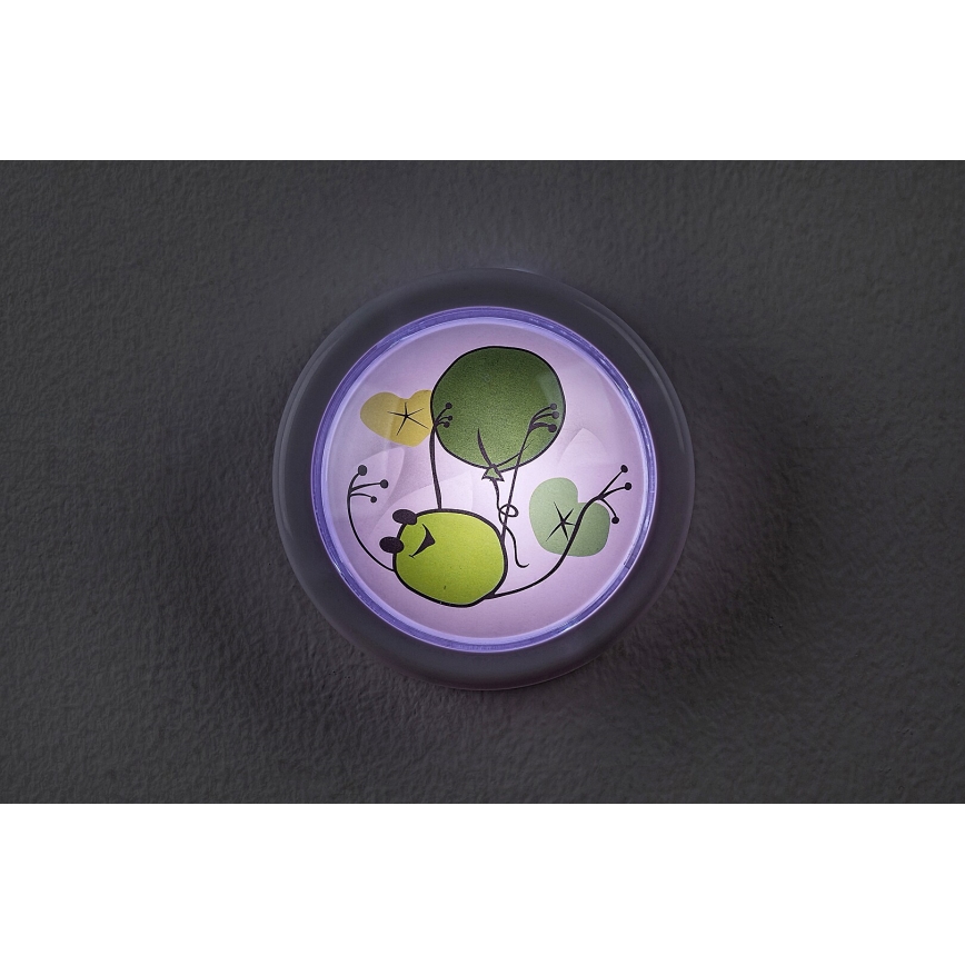 Corp de iluminat LED de veghe pentru copii Rabalux LED/0,3W/2xAA 6000K