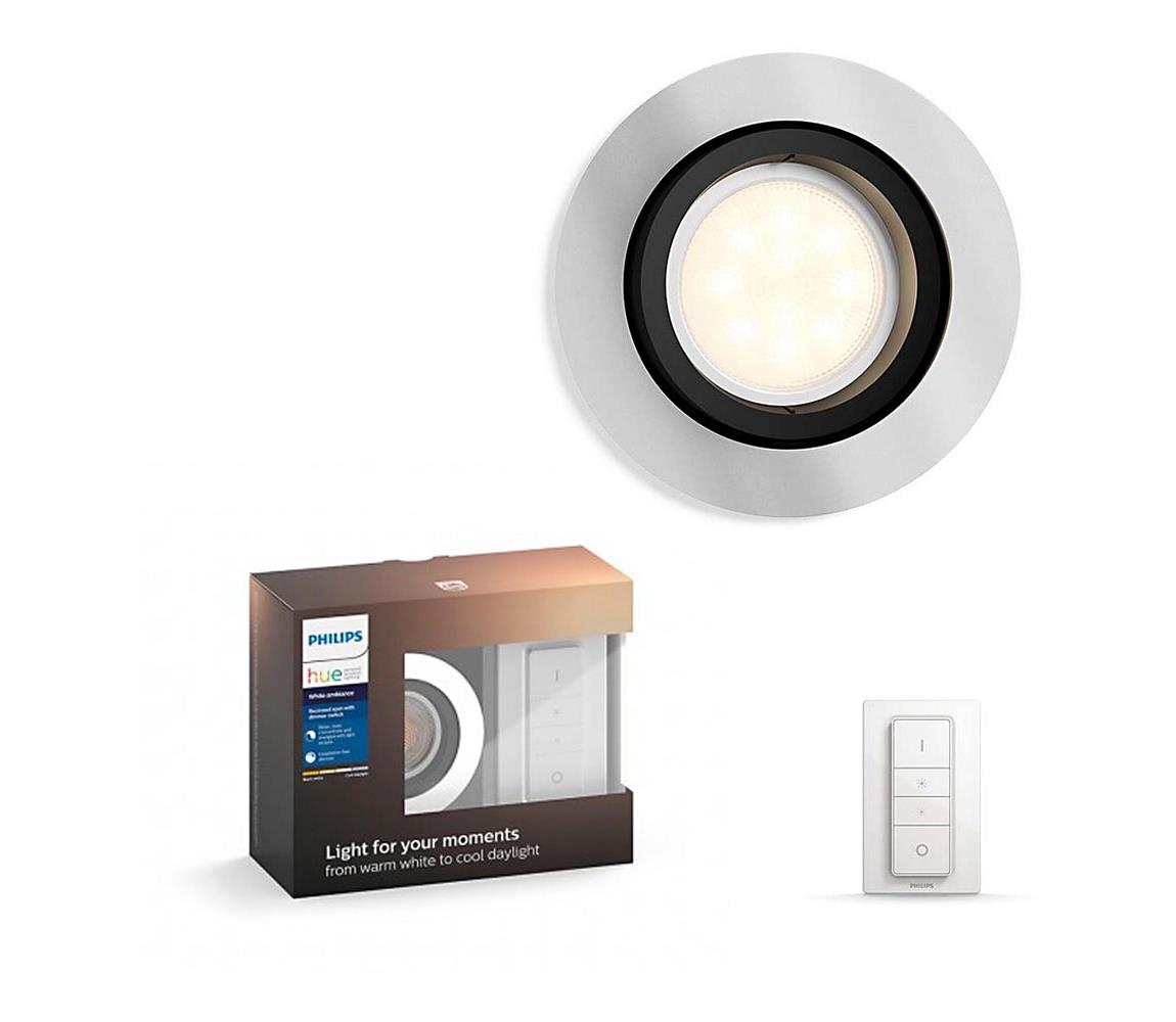 Corp de iluminat LED dimabil MILLISKIN 1xGU10/55W/230V Philips 50411/48/P7