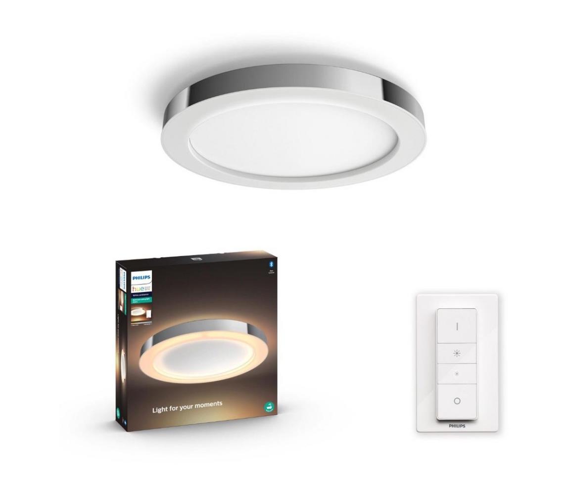 Corp de iluminat LED dimabil pentru baie Hue ADORE LED/40W/230V Philips + telecomandă