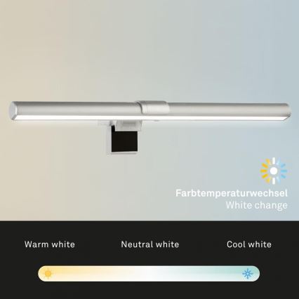 Corp de iluminat LED dimabil pentru monitor Briloner 2303-014 LED/3,5W/5V 2700/4500/6500