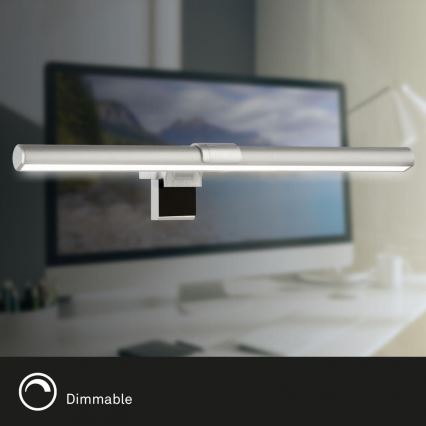 Corp de iluminat LED dimabil pentru monitor Briloner 2303-014 LED/3,5W/5V 2700/4500/6500