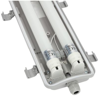 Corp de iluminat LED fluorescent industrial Brilagi  OPTIMA T8 2xG13/18W/230V 4000K IP65 128 cm – palet 110 buc.