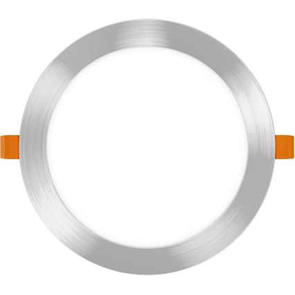 Corp de iluminat LED încastrat APLED RONDO LED/18W/230V IP40 d. 22,5 cm crom