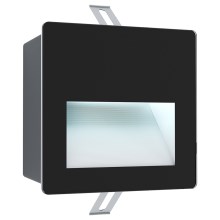 Corp de iluminat LED încastrat de exterior LED/3,7W/230V IP65 negru Eglo