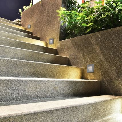 Corp de iluminat LED încastrat de exterior TESS LED/3W/230V IP54 alb RED-Design Rendl-R12013